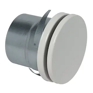 Aldes SR 135 luchtventiel toe- en afvoer Ø125 mm staal RAL9003