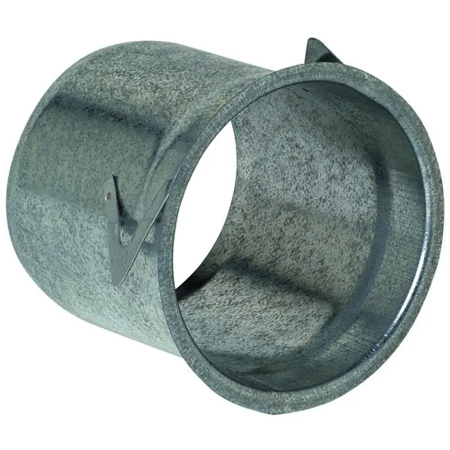 Aldes manchet Ø100 mm, staal, 3 klauwen, l= 300 mm
