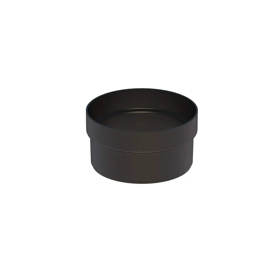 Ubbink Aerfoam verloopstuk 160-150 mm, zwart