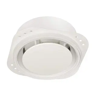 NoShow ventilatieventiel 2.0 125 mm, wit, stretch, voor spanplafonds