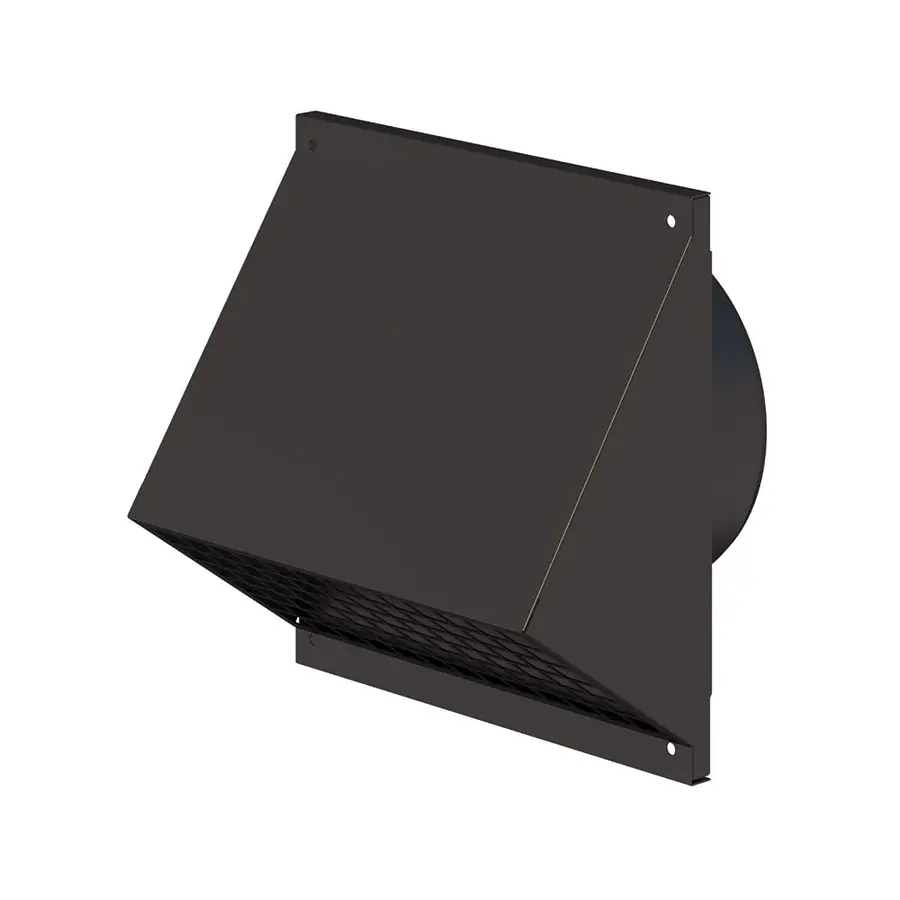 Ubbink Aerfoam gevelkap metaal 125 mm, zwart