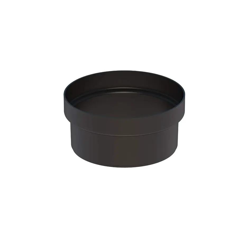 Ubbink Aerfoam verloopstuk 200-180 mm, zwart