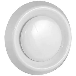 Nedco afzuigventiel ø150mm met korte aansluitbus, kunststof, wit