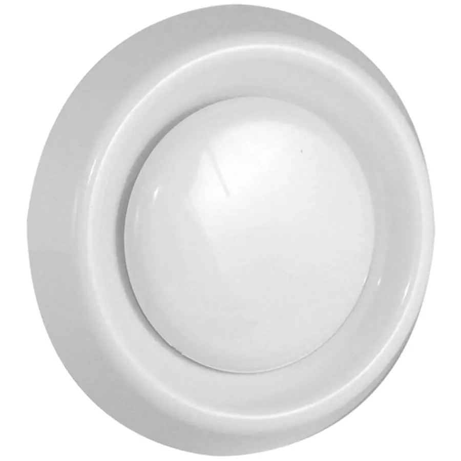 Nedco afzuigventiel ø150mm met korte aansluitbus, kunststof, wit