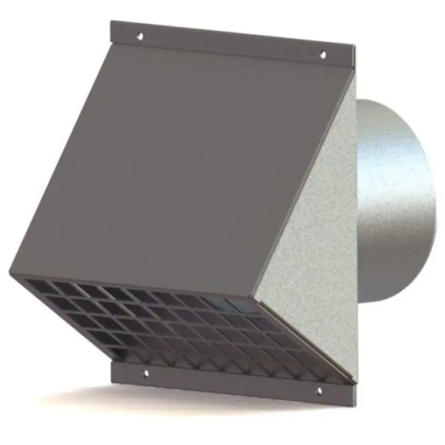 Burgerhout WTW geveldoorvoer 150 mm blank