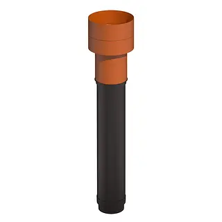 Ubbink Aerfoam dakdoorvoer 166, 150/160 mm, l=1160 mm, rood