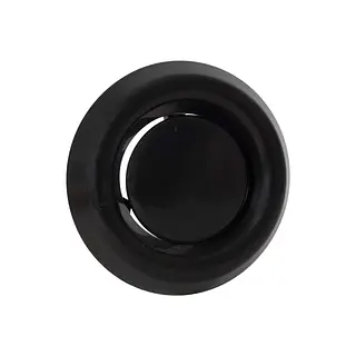 Nedco afvoerventiel met klemmen 125mm kunststof zwart