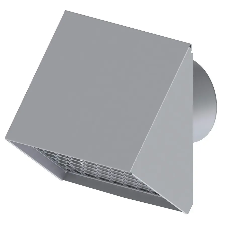 Burgerhout muurdoorvoer ventilatie, 200 mm, blank