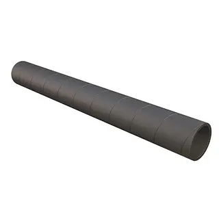 Ubbink Aerfoam verlengbuis, EPE 125 mm l=1000 mm, grijs