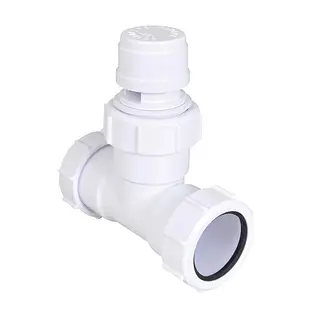 McAlpine Ventapipe 15, beluchter, 40 x 135 mm, met T-stuk, wit