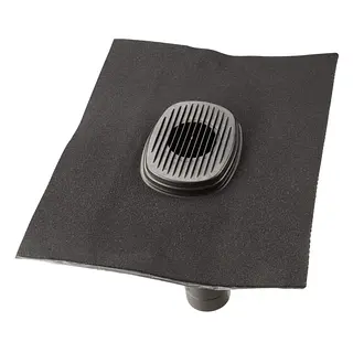 Ubbink Ubiflex rioolontluchtingspan universeel 5-55° 500 x 500 mm kunststof zwart