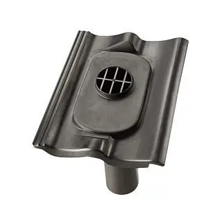 Ubbink SND-R1 rioolontluchtingspan sneldek 5-55° 1-pans kunststof zwart