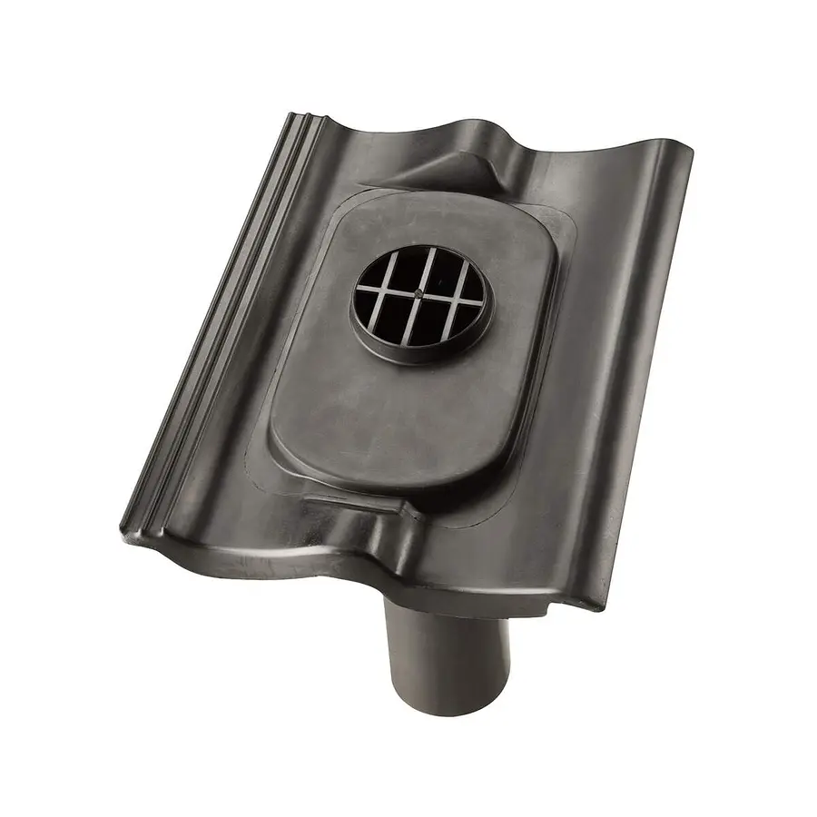Ubbink SND-R1 rioolontluchtingspan sneldek 5-55° 1-pans kunststof zwart