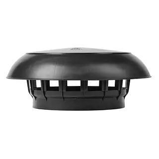 Anjo Vent-Alu 2000 bovenkap, 200-250 mm, PP, zwart