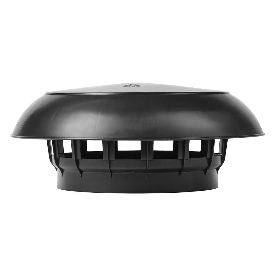 Anjo Vent-Alu 2000 bovenkap, 200-250 mm, PP, zwart