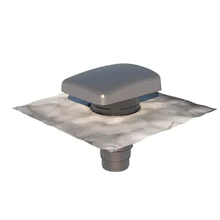 Ubbink RVT 200 rioolontluchtingspan universeel grijs lood-blank