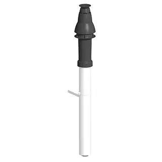 Burgerhout Twinsafe Skyline 3000 HR dakdoorvoer 60/100 mm PP/Alu zwart