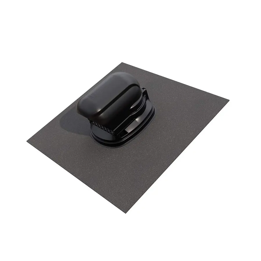 Ubbink dakdoorvoer voor kabel en leidingen, 15-55°, Ubiflex, 120 mm, zwart