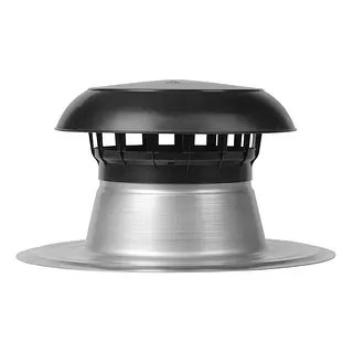 Anjo Vent-Alu 2000 ontluchting, 200 mm, enkelwandig, met PP kap