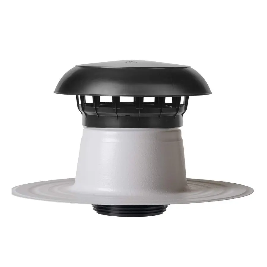 Anjo Vent-Alu 2000 ontluchting, 250 mm, dubbelwandig, met PP kap en PVC coating