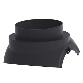 Burgerhout DX Easy scharnierkap 200 mm zwart 11-50°