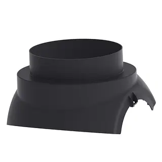 Burgerhout DX Easy scharnierkap 205 mm zwart 11-50°