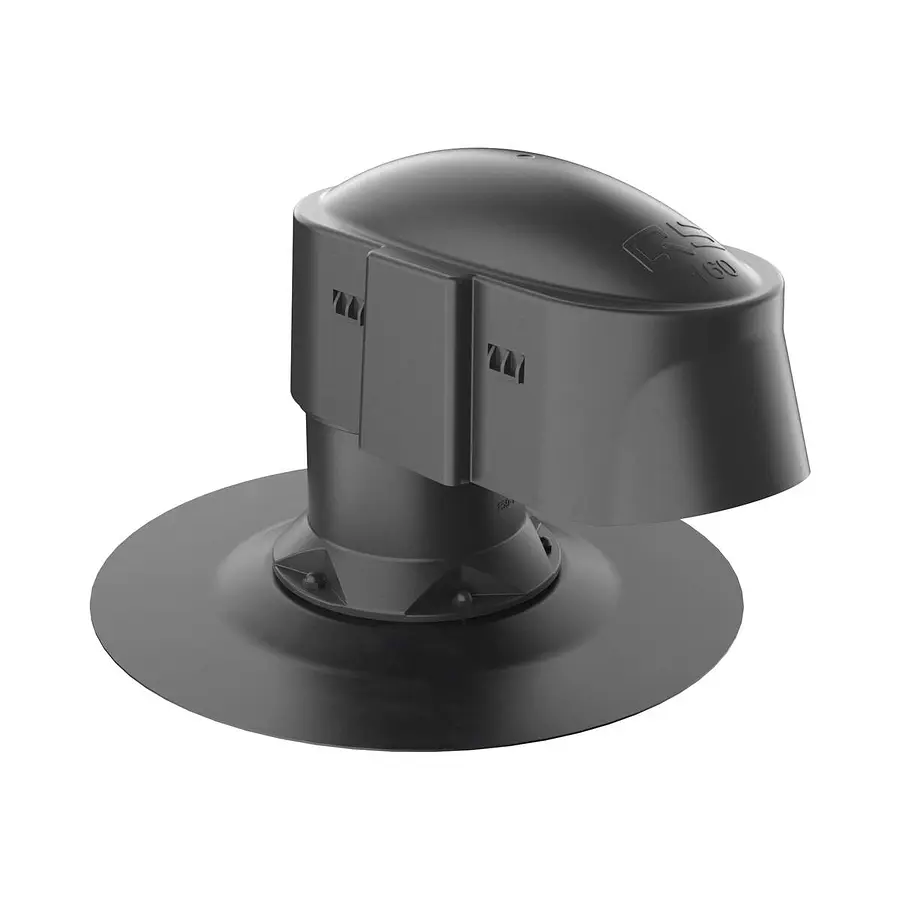 Quick-Slide prefab dakdoorvoer 150-160 mm, EPDM Hertalan, met kabeldoorvoerkap