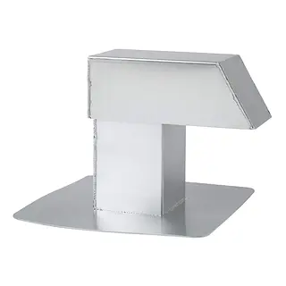 Anjo kabeldoorvoer, enkel, 120x120 mm, h=250 mm, aluminium