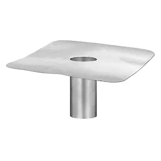 Anjo steekstuk, 80 mm, gelast aluminium, L=330 mm