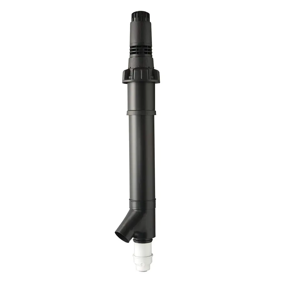 Ubbink Rolux 5G combi HR dakdoorvoer concentrisch 60/100 mm L=1880 mm PP/KS zwart