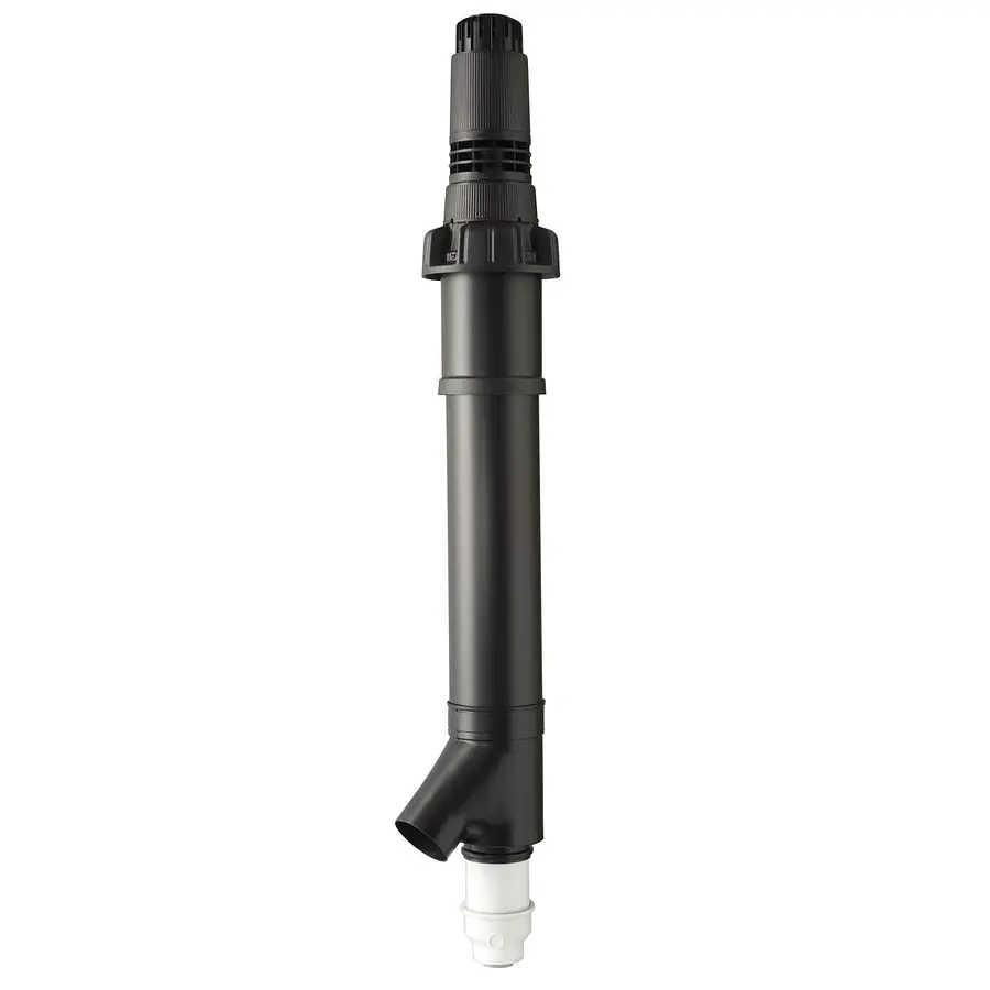 Ubbink Rolux 5G combi HR dakdoorvoer concentrisch 60/100 mm L=2100 mm PP/KS zwart
