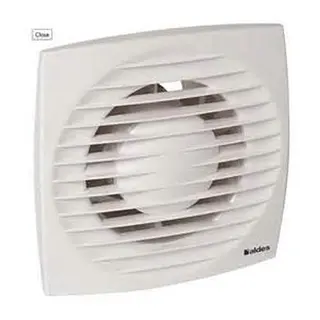Aldes Design 125 muur- of wandventilator Ø125 mm wit