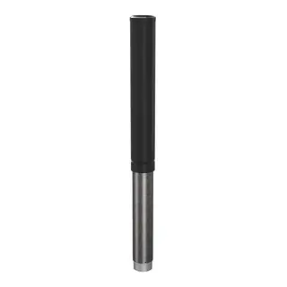 Burgerhout dakdoorvoer 110 mm dikwandig aluminium zwart