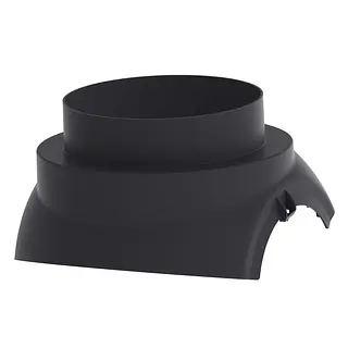 Burgerhout DX Easy scharnierkap 227 mm zwart 16-50°