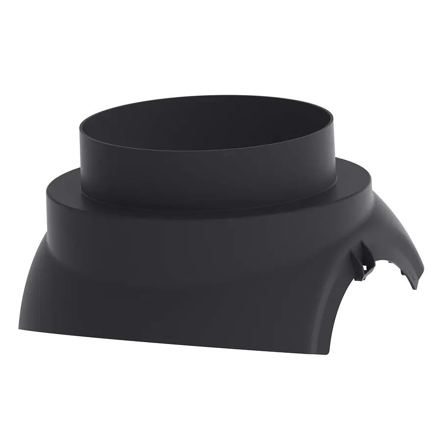 Burgerhout DX Easy scharnierkap 227 mm zwart 16-50°