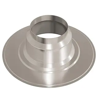 Ubbink plakplaat rond 166, tbv doorvoer 125-150/160 mm, aluminium