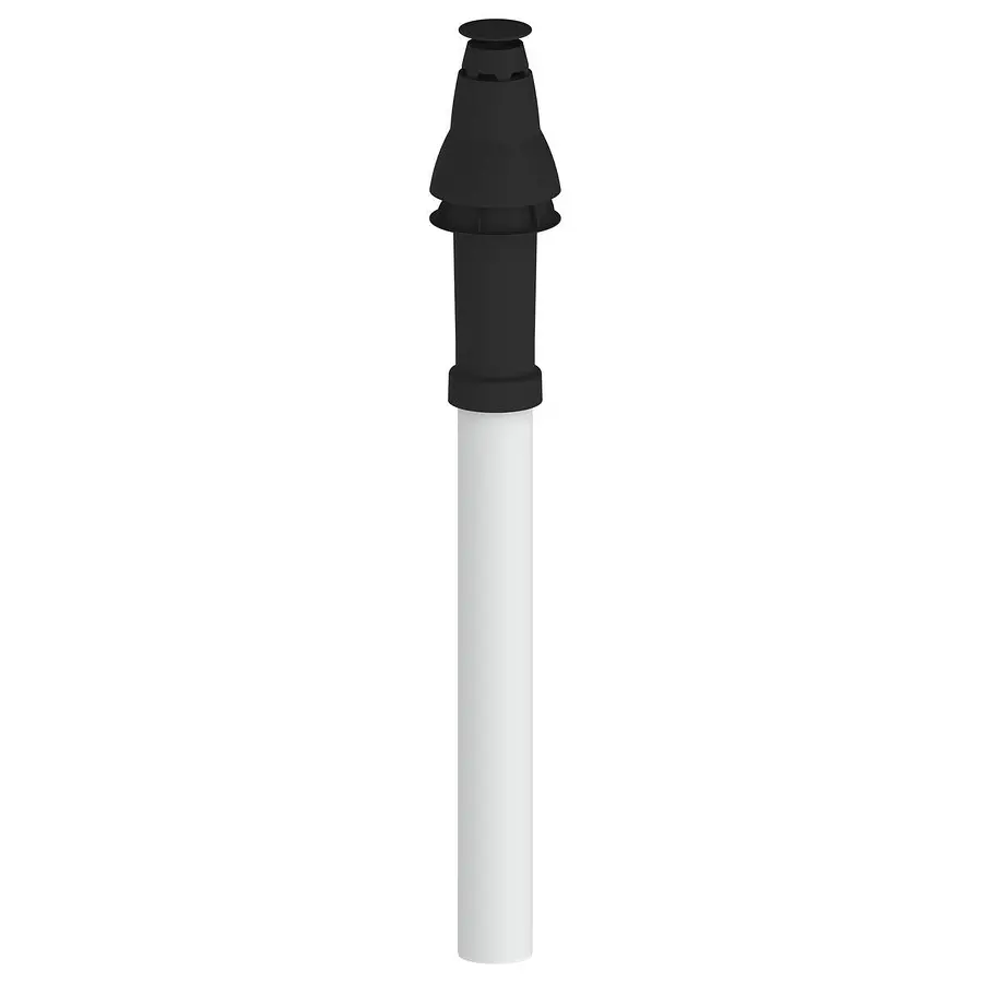 Burgerhout EasySafe Skyline 3000 dakdoorvoer PP 60/100 mm, zwart, XL