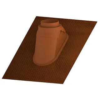 Burgerhout DX Easy doorvoerpan 263 mm terra 19-50°