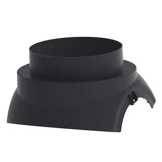 Burgerhout DX Easy scharnierkap 175 mm zwart 11-50°
