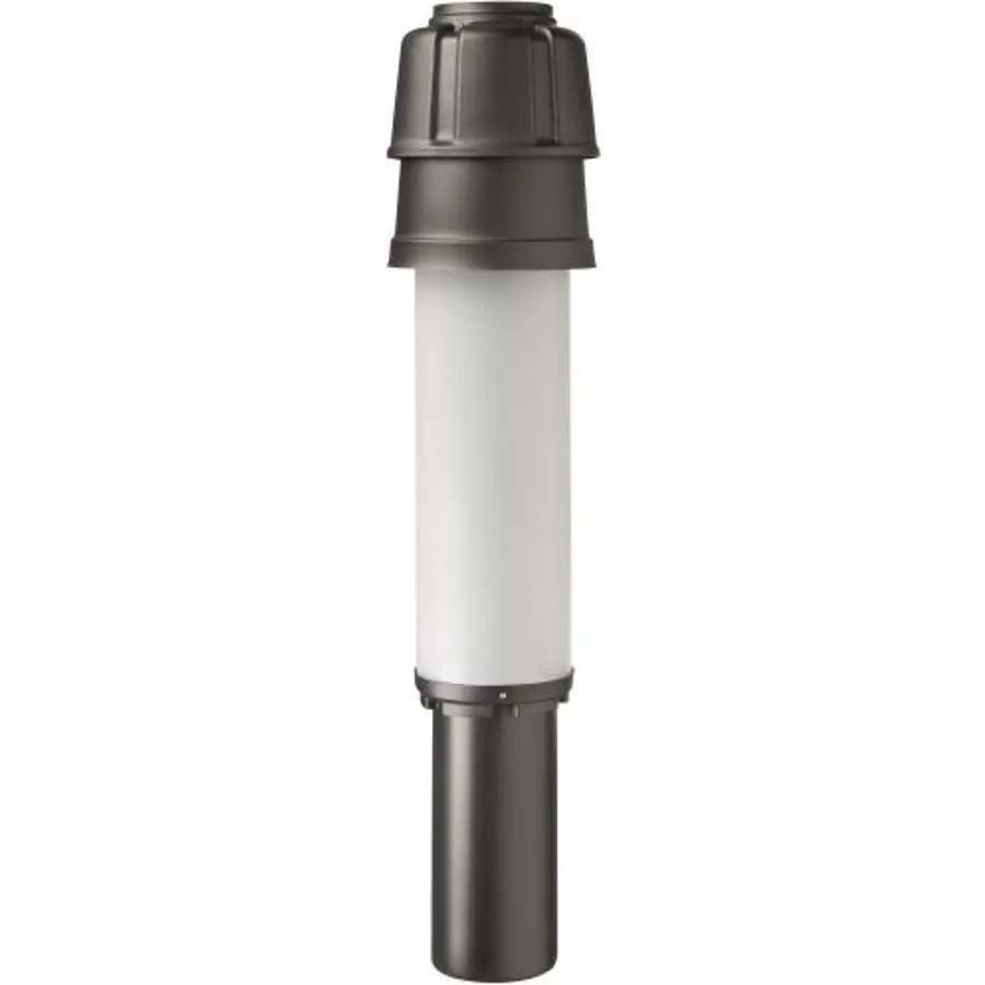 Ubbink Rolux CLV/Cascade dakdoorvoer Ø125/166 mm PP en kunststof zwart