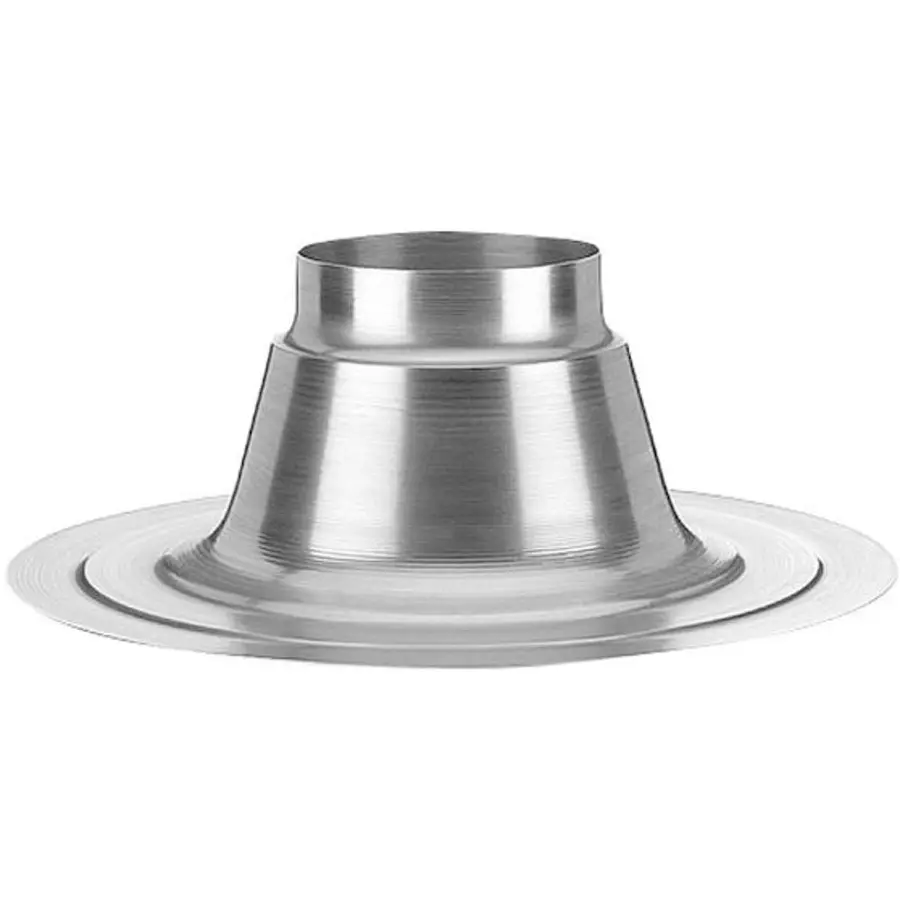 Anjo plakplaat, 150 mm, enkelwandig, aluminium