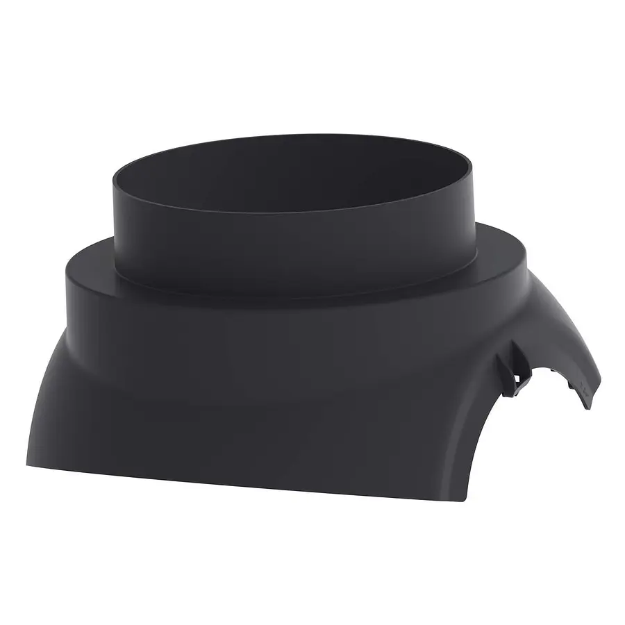 Burgerhout DX Easy scharnierkap 263 mm zwart 19-50°