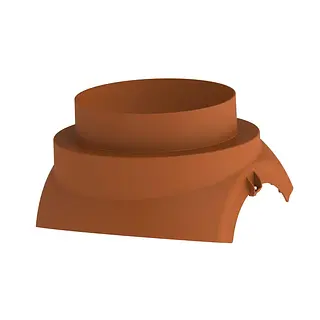 Burgerhout DX Easy scharnierkap 175 mm terra 11-50°