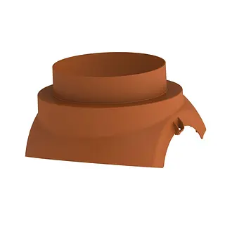 Burgerhout DX Easy scharnierkap 210 mm terra 11-50°