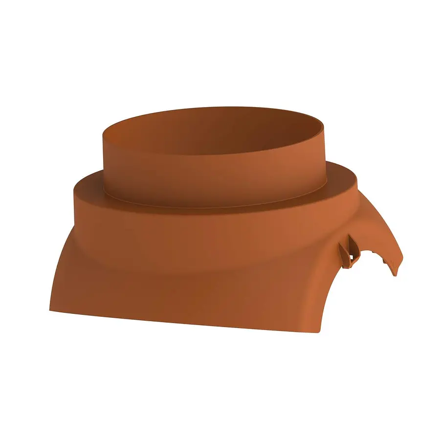 Burgerhout DX Easy scharnierkap 227 mm terra 16-50°