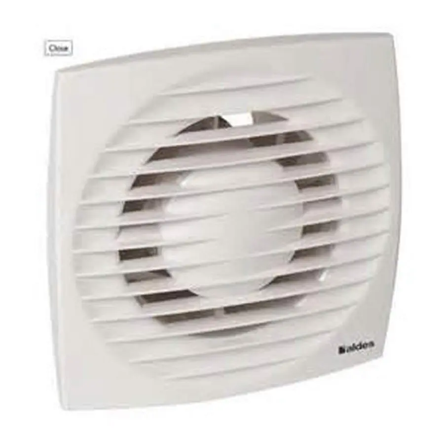 Aldes Design 150P muur- of wandventilator Ø150 mm wit