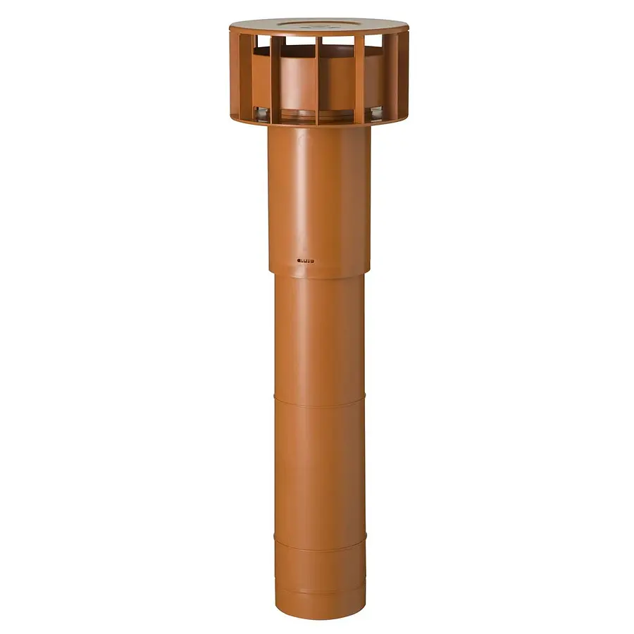 Ubbink MultiVent ventilatiepijp 131 mm L=980 mm terracotta