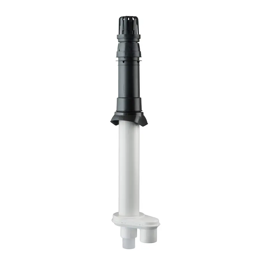 Ubbink Rolux dakdoorvoer universeel HR PP/kunststof incl. schaal (standaard) zwart 80/80 mm l=1070 mm