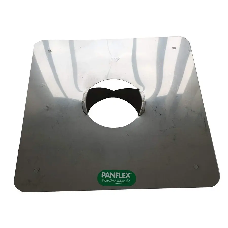 Panflex afdekplaat, 150 mm, rvs
