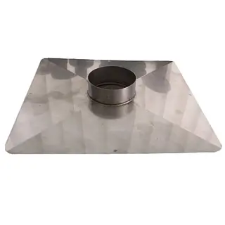Panflex afdekplaat Inox Twin 125 mm, rvs